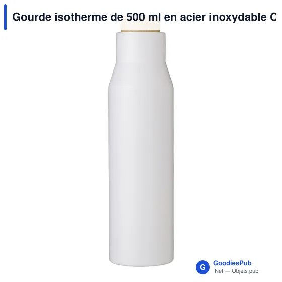 Gourde isotherme de 500 ml en acier inoxydable Christian - Image 11