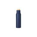 Variante bleu marine - Gourde isotherme de 500 ml en acier inoxydable Christian