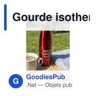 Gourde isotherme personnalisable 500 ml en acier inoxydable Lombokavec logo - Miniature 12