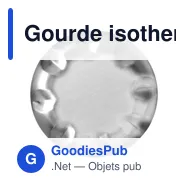 Gourde isotherme personnalisable 500 ml en acier inoxydable Lombokavec logo - Miniature 9