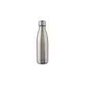 Variante argenté - Gourde isotherme de 500 ml en acier inoxydable recyclé Lombok