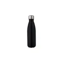 Variante noir - Gourde isotherme de 500 ml en acier inoxydable recyclé Lombok