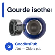 Gourde isotherme personnalisable 600 ml en acier inoxydable Willavec logo - Miniature 11