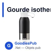 Gourde isotherme personnalisable 600 ml en acier inoxydable Willavec logo - Miniature 12