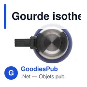 Gourde isotherme personnalisable 600 ml en acier inoxydable Willavec logo - Miniature 4