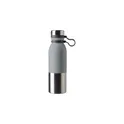 Variante gris - Gourde isotherme personnalisable 600 ml en acier inoxydable Willavec logo
