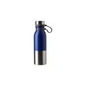 Variante bleu - Gourde isotherme personnalisable 600 ml en acier inoxydable Willavec logo