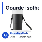 Gourde isotherme personnalisable 730 ml avec logo - Kelvin - Miniature 1