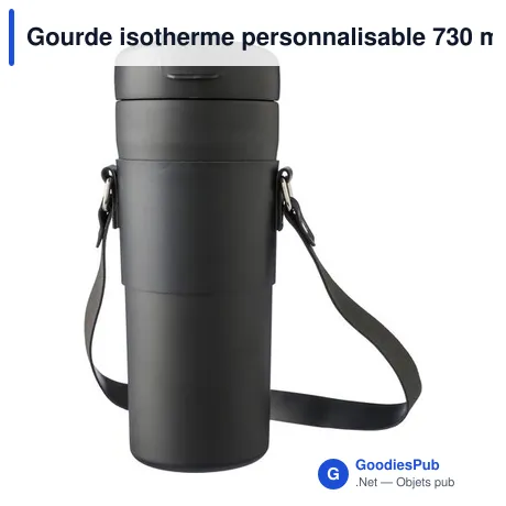 Gourde isotherme personnalisable 730 ml avec logo - Kelvin
