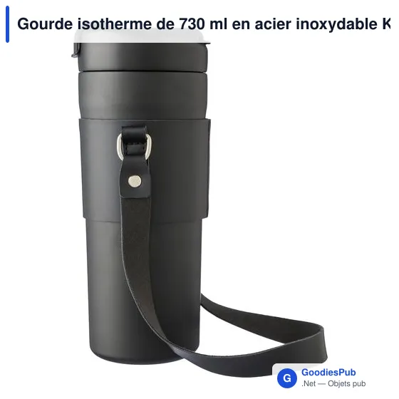 Gourde isotherme personnalisable 730 ml avec logo - Kelvin - Image 5