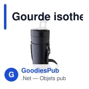 Gourde isotherme personnalisable 730 ml avec logo - Kelvin - Miniature 6