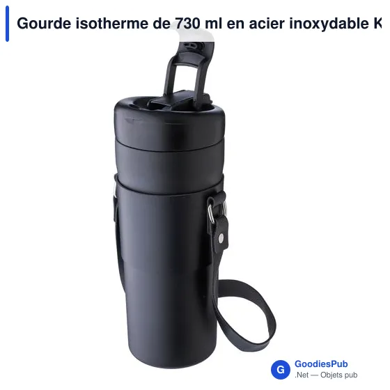 Gourde isotherme personnalisable 730 ml avec logo - Kelvin - Image 6