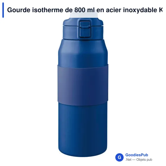 Gourde isotherme de 800 ml en acier inoxydable Katie - Image 1