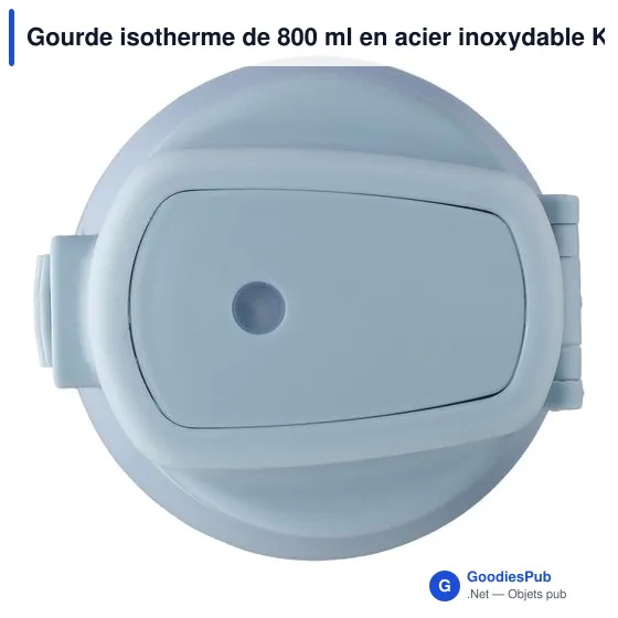 Gourde isotherme de 800 ml en acier inoxydable Katie - Image 11