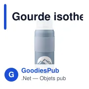 Gourde isotherme de 800 ml en acier inoxydable Katie - Miniature 3