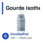Gourde isotherme de 800 ml en acier inoxydable Katie - Miniature 5