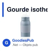 Gourde isotherme de 800 ml en acier inoxydable Katie - Miniature 6