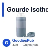 Gourde isotherme de 800 ml en acier inoxydable Katie - Miniature 7