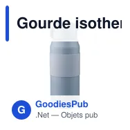 Gourde isotherme de 800 ml en acier inoxydable Katie - Miniature 9