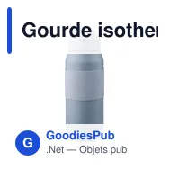 Gourde isotherme de 800 ml en acier inoxydable Katie - Miniature 10