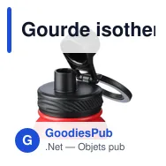 Gourde isotherme de 800 ml en acier inoxydable Zinnia - Miniature 11