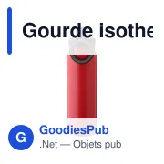 Gourde isotherme de 800 ml en acier inoxydable Zinnia - Miniature 4