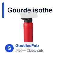 Gourde isotherme de 800 ml en acier inoxydable Zinnia - Miniature 10