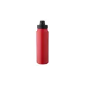 Variante rouge - Gourde isotherme de 800 ml en acier inoxydable Zinnia