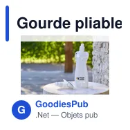 Gourde pliable de 420 ml en PP Bailey - Miniature 10
