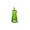 Variante vert clair - Gourde pliable de 420 ml en PP Bailey