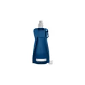 Variante bleu - Gourde pliable de 420 ml en PP Bailey