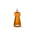 Variante orange - Gourde pliable de 420 ml en PP Bailey