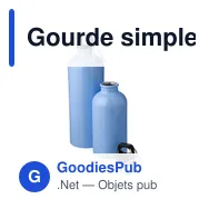 Gourde simple paroi de 400 ml en acier inoxydable recyclé Sable - Miniature 8