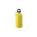 Variante jaune - Gourde simple paroi de 400 ml en acier inoxydable recyclé Sable