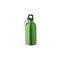Variante vert clair - Gourde simple paroi de 400 ml en acier inoxydable recyclé Sable