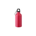 Variante rose - Gourde simple paroi de 400 ml en acier inoxydable recyclé Sable