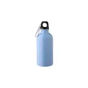 Variante bleu clair - Gourde simple paroi de 400 ml en acier inoxydable recyclé Sable