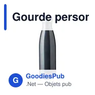 Gourde personnalisable en acier inoxydable recyclé avec logo - Sumatra - Miniature 10