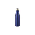Variante bleu - Gourde personnalisable en acier inoxydable recyclé avec logo - Sumatra