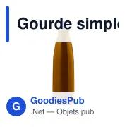 Gourde simple paroi de 650 ml en acier inoxydable Sumatra - Miniature 1