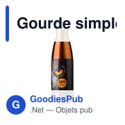 Gourde simple paroi de 650 ml en acier inoxydable Sumatra - Miniature 2