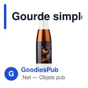 Gourde simple paroi de 650 ml en acier inoxydable Sumatra - Miniature 5