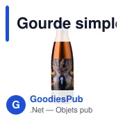 Gourde simple paroi de 650 ml en acier inoxydable Sumatra - Miniature 6