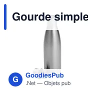 Gourde simple paroi de 650 ml en acier inoxydable Sumatra - Miniature 9