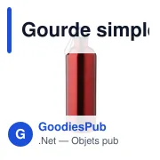 Gourde personnalisable en acier inoxydable recyclé 750 ml - Emericavec logo - Miniature 1