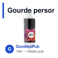 Gourde personnalisable en acier inoxydable recyclé 750 ml - Emericavec logo - Miniature 11