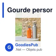 Gourde personnalisable en acier inoxydable recyclé 750 ml - Emericavec logo - Miniature 9