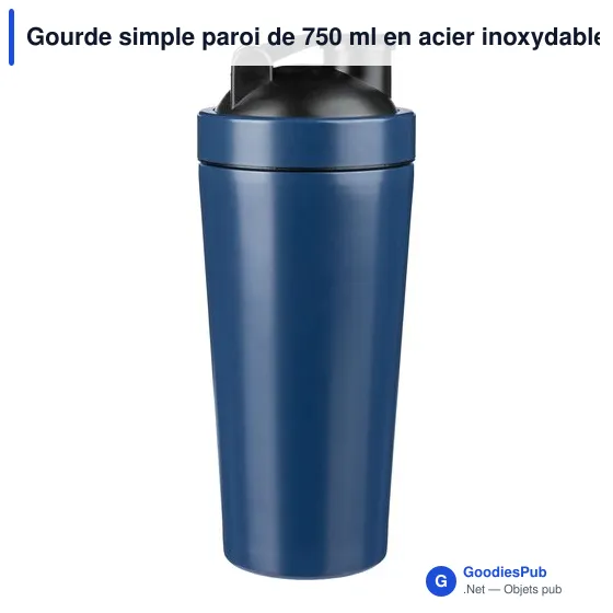 Gourde personnalisable en acier inoxydable recyclé avec logo - Orla - Image 5