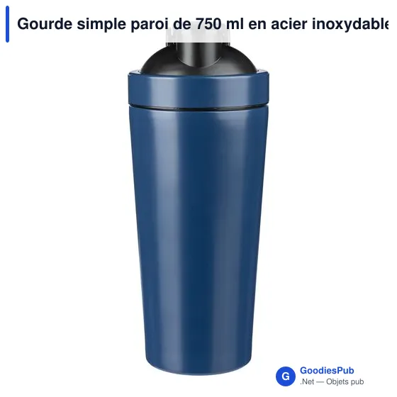 Gourde personnalisable en acier inoxydable recyclé avec logo - Orla - Image 9