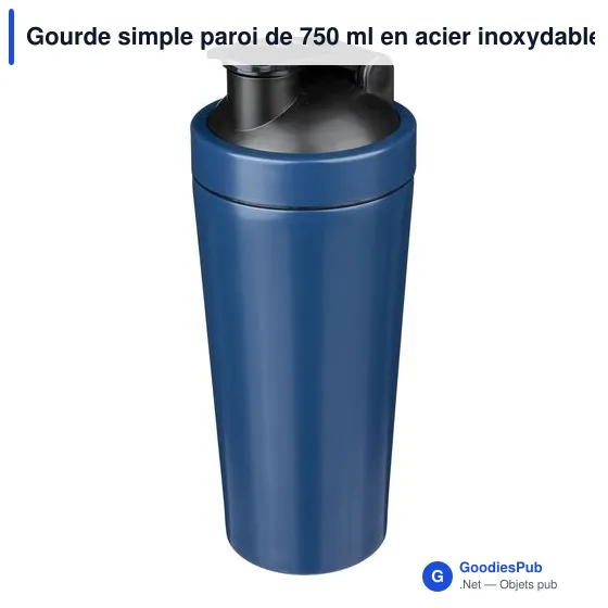 Gourde personnalisable en acier inoxydable recyclé avec logo - Orla - Image 10